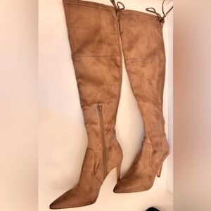 Guess Tan Over-the-Knee Thigh-high Boots Size 8.5